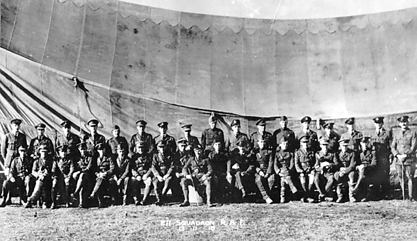 Officers of 211 Squadron RAF 13 November 1918