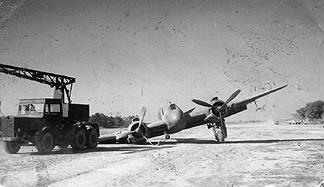 Beaufighter prang 211 Sqn