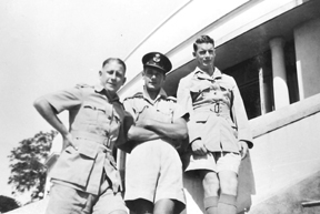 Sgt Hubbard, P/O Bill Maitland, Sgt HV Lewis 1942