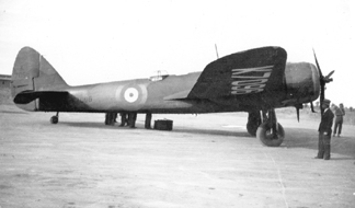 K7096 with 70 Squadron in the Middle East 
