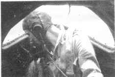 Manderson in rear cockpit